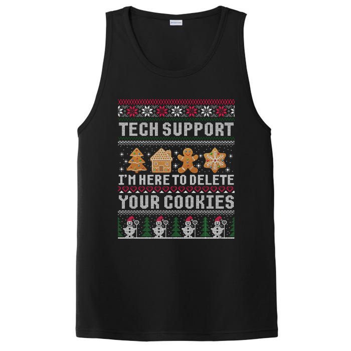 Funny Christmas Tech Support Computer Programmer Xmas PosiCharge Competitor Tank