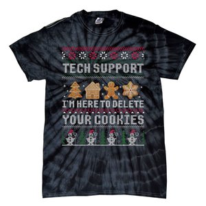 Funny Christmas Tech Support Computer Programmer Xmas Tie-Dye T-Shirt