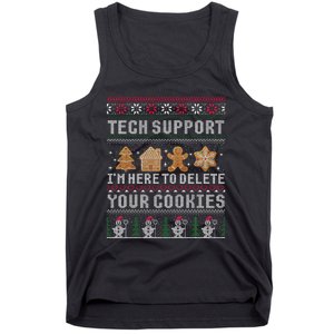 Funny Christmas Tech Support Computer Programmer Xmas Tank Top