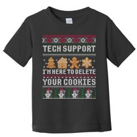 Funny Christmas Tech Support Computer Programmer Xmas Toddler T-Shirt
