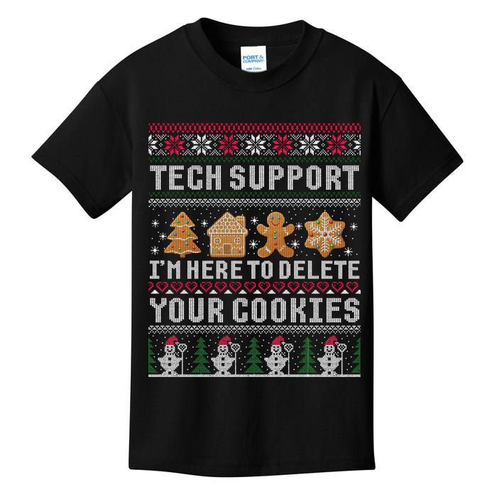 Funny Christmas Tech Support Computer Programmer Xmas Kids T-Shirt