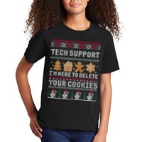Funny Christmas Tech Support Computer Programmer Xmas Kids T-Shirt