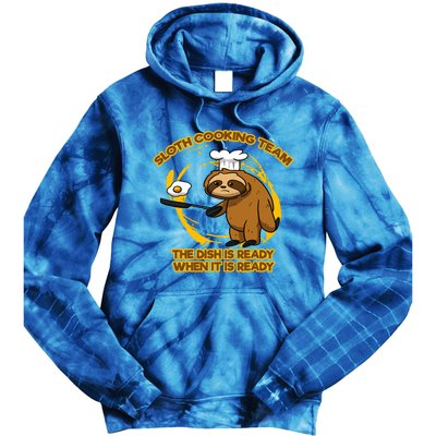 Family Cooking Team Head Gift Tie Dye Hoodie