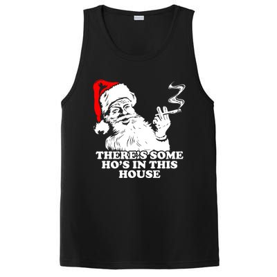 Funny Christmas Theres Some Hos In This House Vintage Cool Gift PosiCharge Competitor Tank