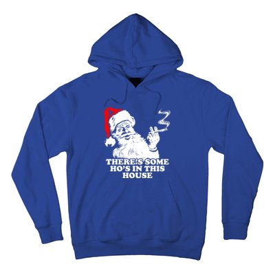 Funny Christmas Theres Some Hos In This House Vintage Cool Gift Hoodie