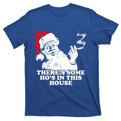 Funny Christmas Theres Some Hos In This House Vintage Cool Gift T-Shirt