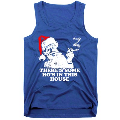 Funny Christmas Theres Some Hos In This House Vintage Cool Gift Tank Top