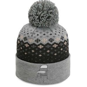 Folding Chair Trending Meme The Baniff Cuffed Pom Beanie