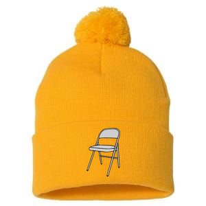 Folding Chair Trending Meme Pom Pom 12in Knit Beanie