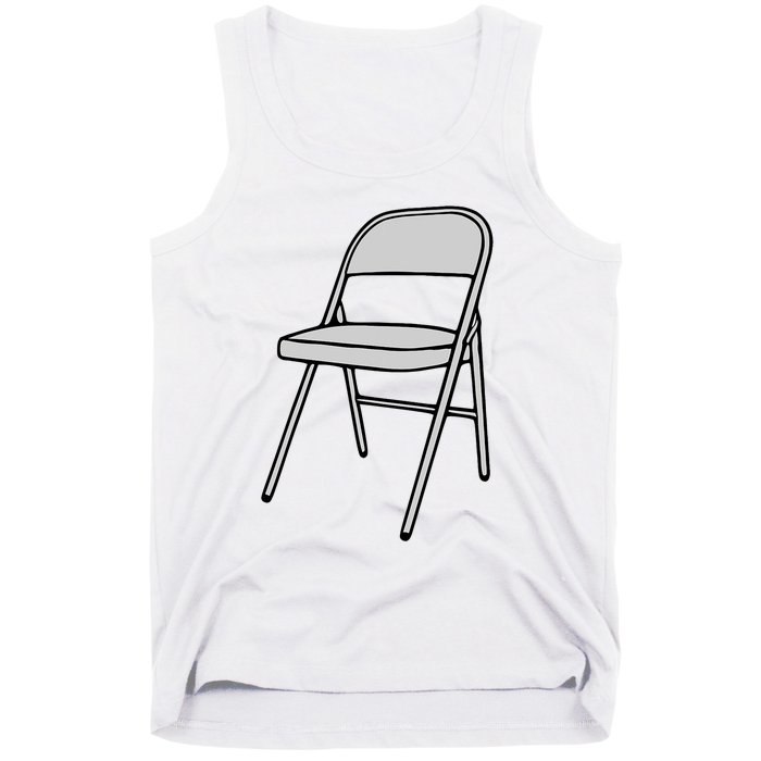 Folding Chair Trending Meme Tank Top