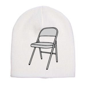 Folding Chair Trending Meme Short Acrylic Beanie