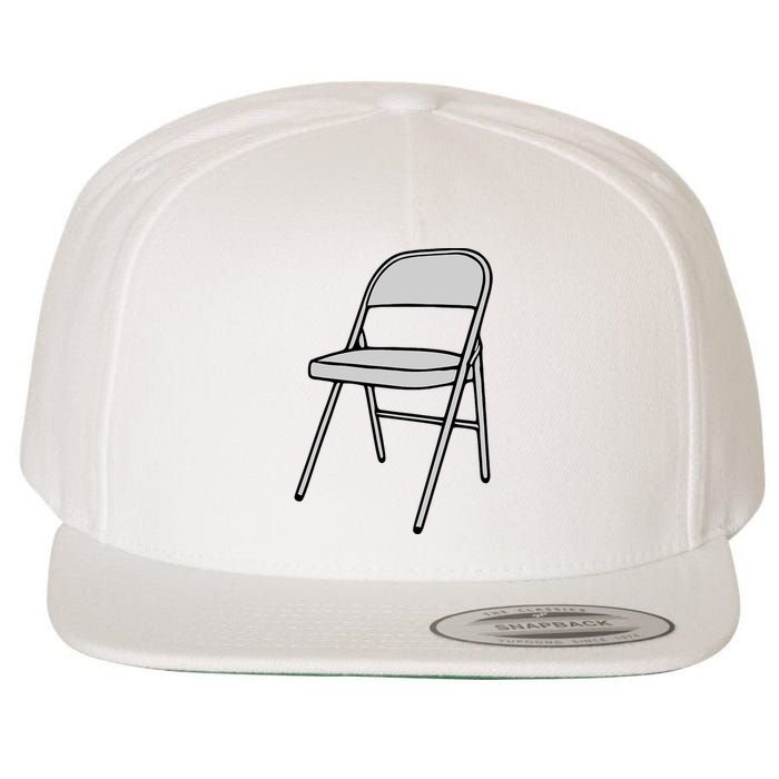 Folding Chair Trending Meme Wool Snapback Cap