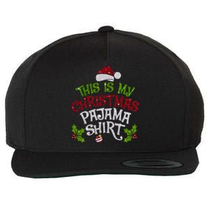 Funny Christmas This Is My Christmas Pajamas Cute Gift Wool Snapback Cap