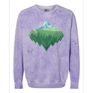 Family Camping Trip Colorblast Crewneck Sweatshirt