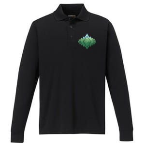 Family Camping Trip Performance Long Sleeve Polo