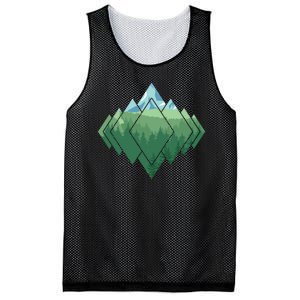 Family Camping Trip Mesh Reversible Basketball Jersey Tank