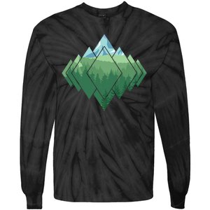 Family Camping Trip Tie-Dye Long Sleeve Shirt