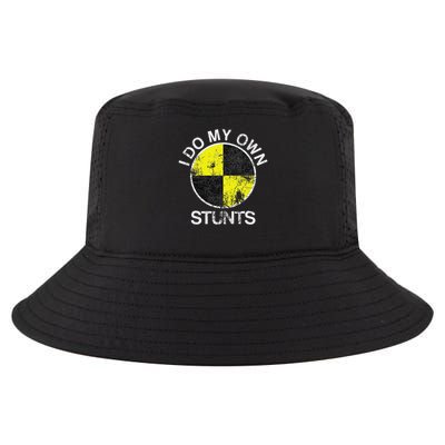 Funny Crash Test Dummy I Do My Own Stunts Cool Comfort Performance Bucket Hat