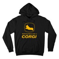 Funny Corgi T Nothing Runs Like A Corgi Hoodie