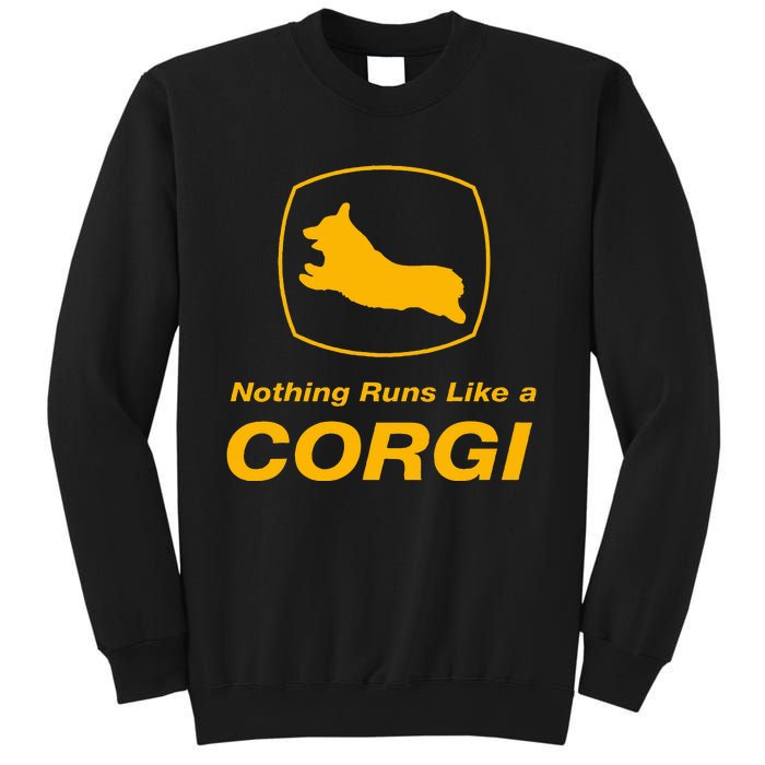 Funny Corgi T Nothing Runs Like A Corgi Sweatshirt