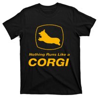 Funny Corgi T Nothing Runs Like A Corgi T-Shirt