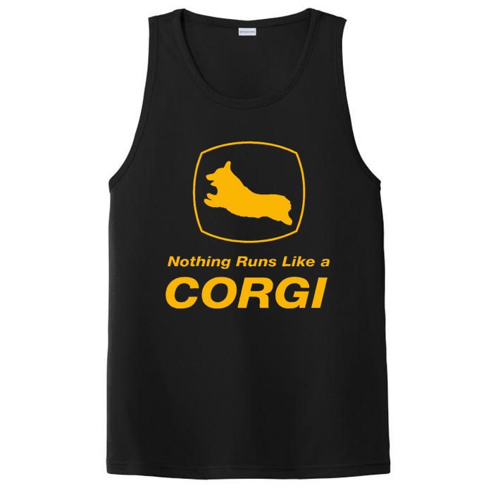 Funny Corgi T Nothing Runs Like A Corgi PosiCharge Competitor Tank