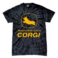 Funny Corgi T Nothing Runs Like A Corgi Tie-Dye T-Shirt