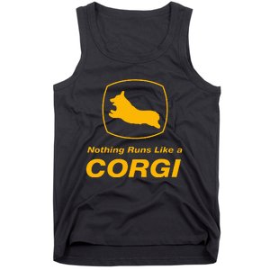 Funny Corgi T Nothing Runs Like A Corgi Tank Top