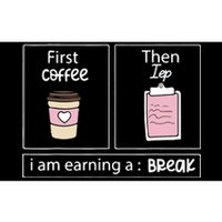 First Coffee Then Data I Am Earning A Break IEP Teacher Bumper Sticker