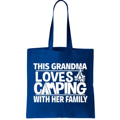 Family Camping Trip Grandma Loves Camping Great Gift Tote Bag