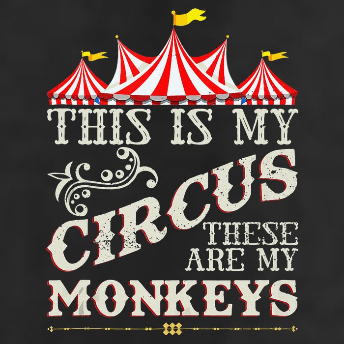Funny Carnival This Is My Circus These Are My Monkeys Circus 25L Jumbo Tote