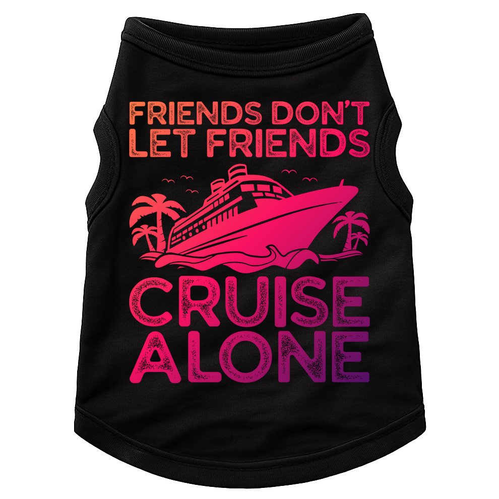 Friends Cruise Trip Summer Vacation Friends Travel Gift Doggie Tank