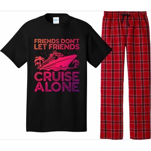 Friends Cruise Trip Summer Vacation Friends Travel Gift Pajama Set