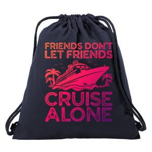 Friends Cruise Trip Summer Vacation Friends Travel Gift Drawstring Bag