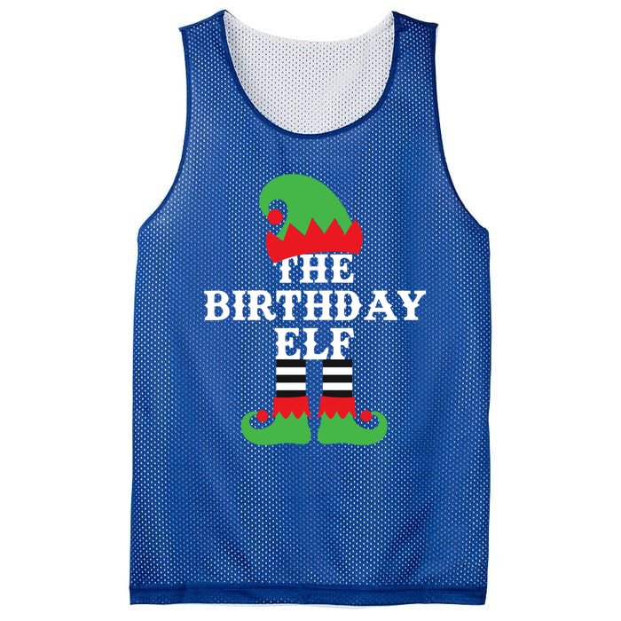 Funny Christmas The Birthday Elf December Born Gift Mesh Reversible Basketball Jersey Tank