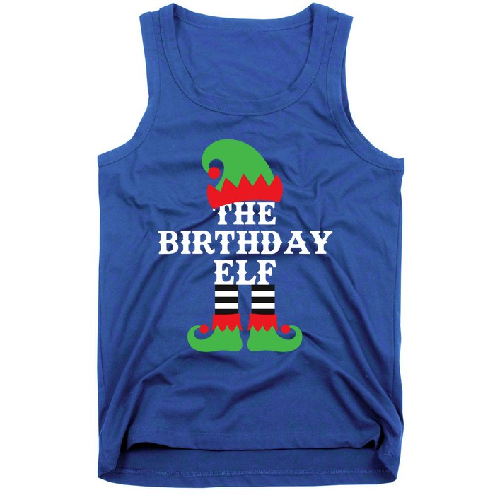 Funny Christmas The Birthday Elf December Born Gift Tank Top