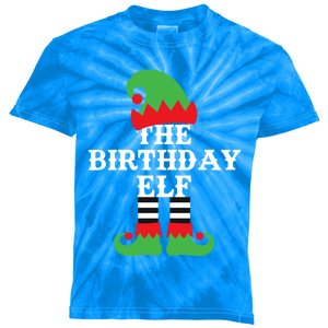 Funny Christmas The Birthday Elf December Born Gift Kids Tie-Dye T-Shirt