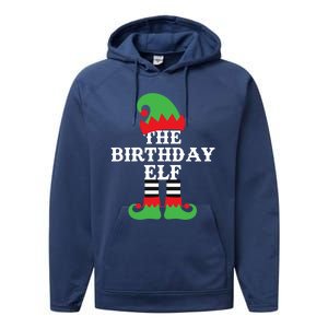 Funny Christmas The Birthday Elf December Born Gift Performance Fleece Hoodie