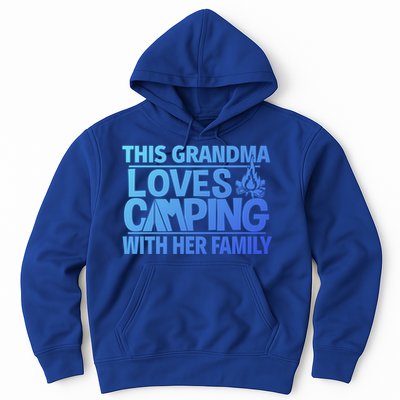 Family Camping Trip Funny Gift This Grandma Loves Camping Hoodie