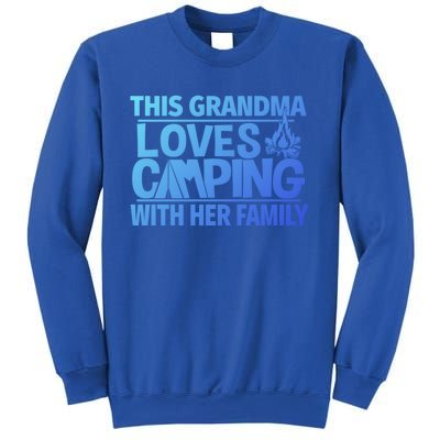 Family Camping Trip Funny Gift This Grandma Loves Camping Sweatshirt