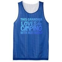 Family Camping Trip Funny Gift This Grandma Loves Camping Mesh Reversible Basketball Jersey Tank