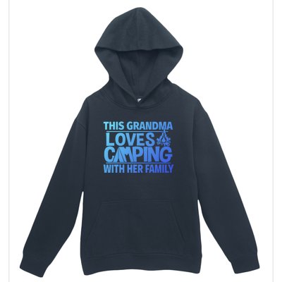 Family Camping Trip Funny Gift This Grandma Loves Camping Urban Pullover Hoodie