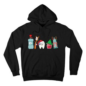 Funny Christmas Teeth Christmas Dentist Hoodie