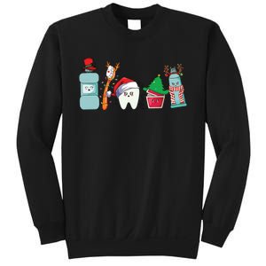 Funny Christmas Teeth Christmas Dentist Sweatshirt