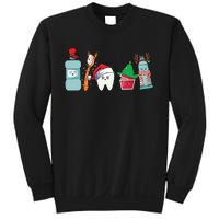 Funny Christmas Teeth Christmas Dentist Sweatshirt