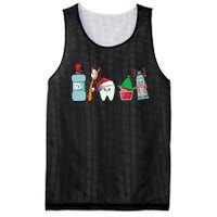 Funny Christmas Teeth Christmas Dentist Mesh Reversible Basketball Jersey Tank