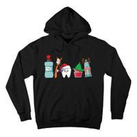 Funny Christmas Teeth Christmas Dentist Tall Hoodie