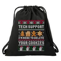 Funny Christmas Tech Supporgift Computer Programmer Gift Drawstring Bag