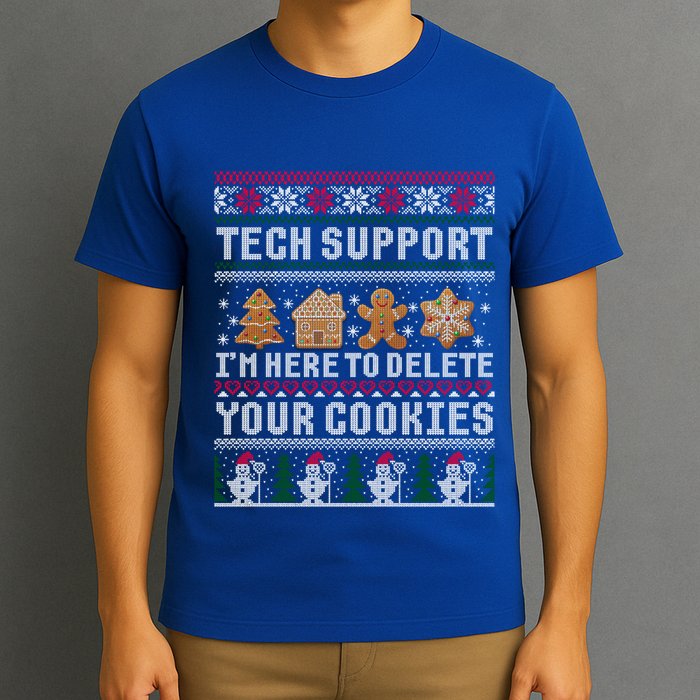 Funny Christmas Tech Supporgift Computer Programmer Gift T-Shirt
