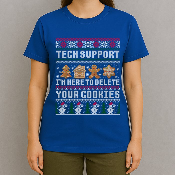 Funny Christmas Tech Supporgift Computer Programmer Gift T-Shirt